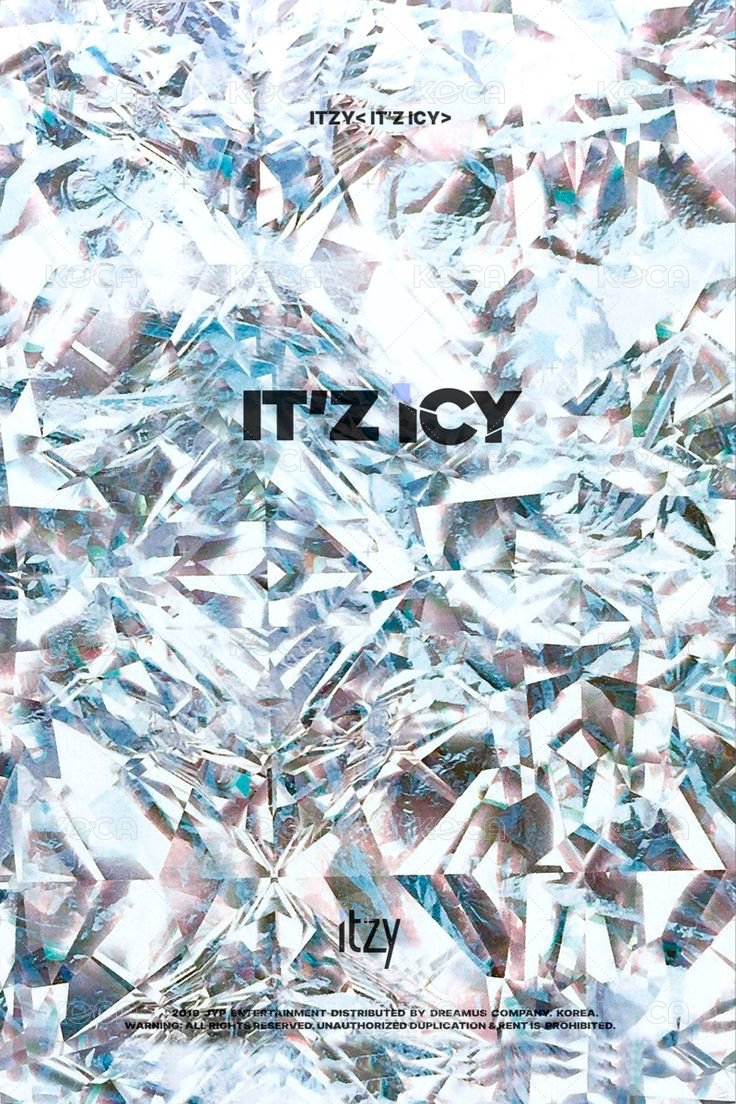 IT'z ICY 明信片 預購禮 ICY ver. 背面