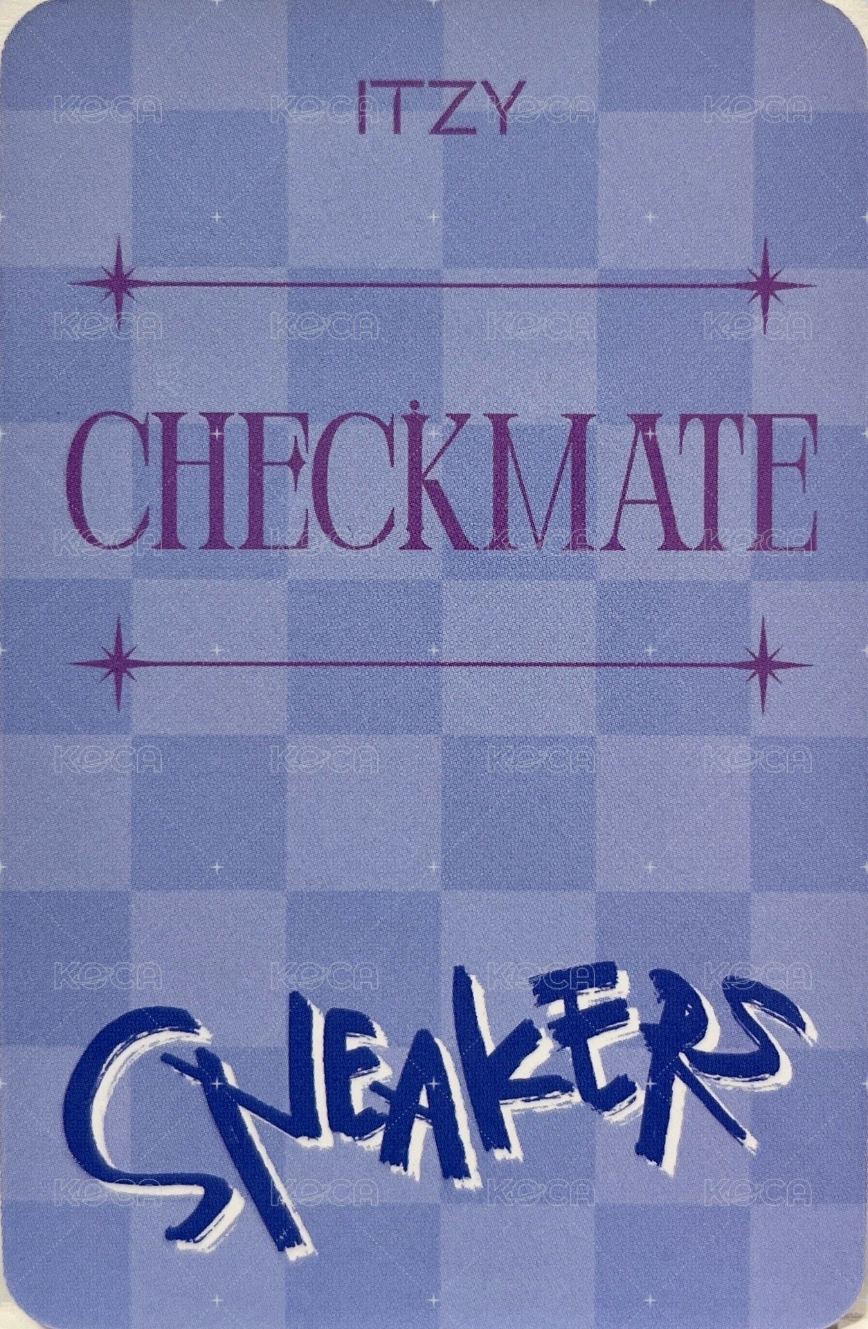 CHECKMATE sw 2.0 簽售卡  背面