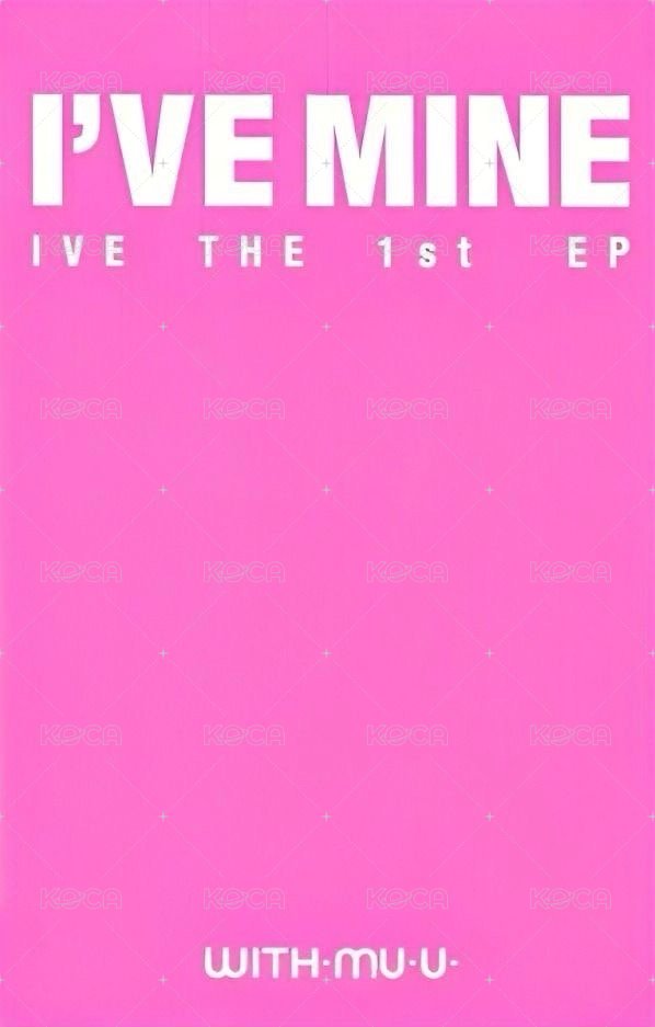 I'VE MINE wm 1.0 特典卡 預售 背面