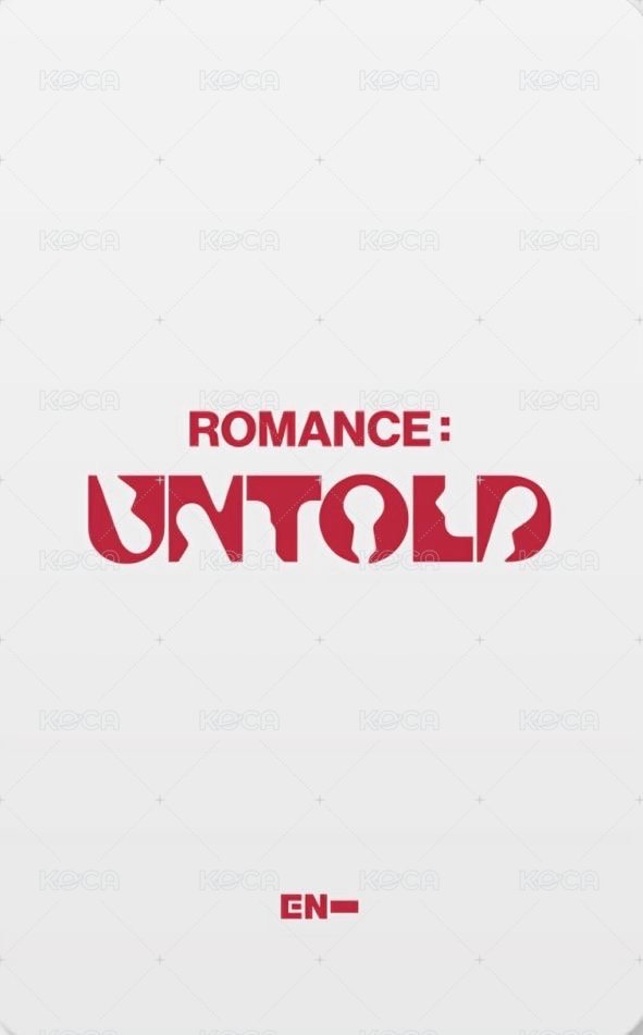 正二 專輯卡 ENGENE ver. 背面