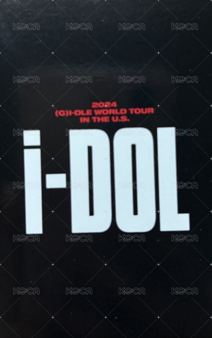 24’演唱會 iDOL 入場卡 / 場限卡 2024美巡入場卡-麵 背面