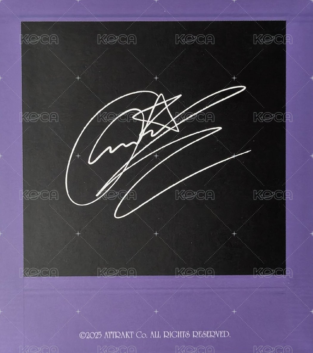 Day & Night 專輯卡 Night ver. 拍立得卡 背面