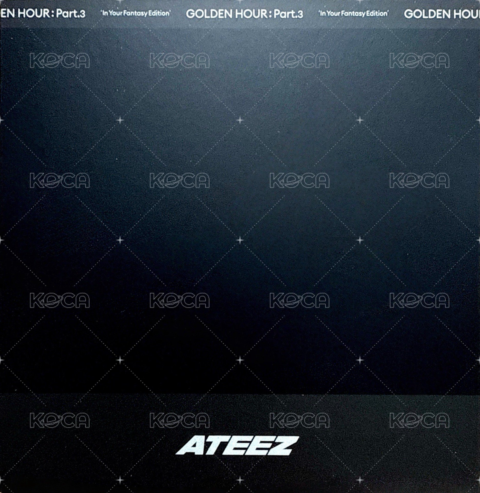 GOLDEN HOUR :  Part.3 In Your Fantasy 明信片 美通專輯 背面