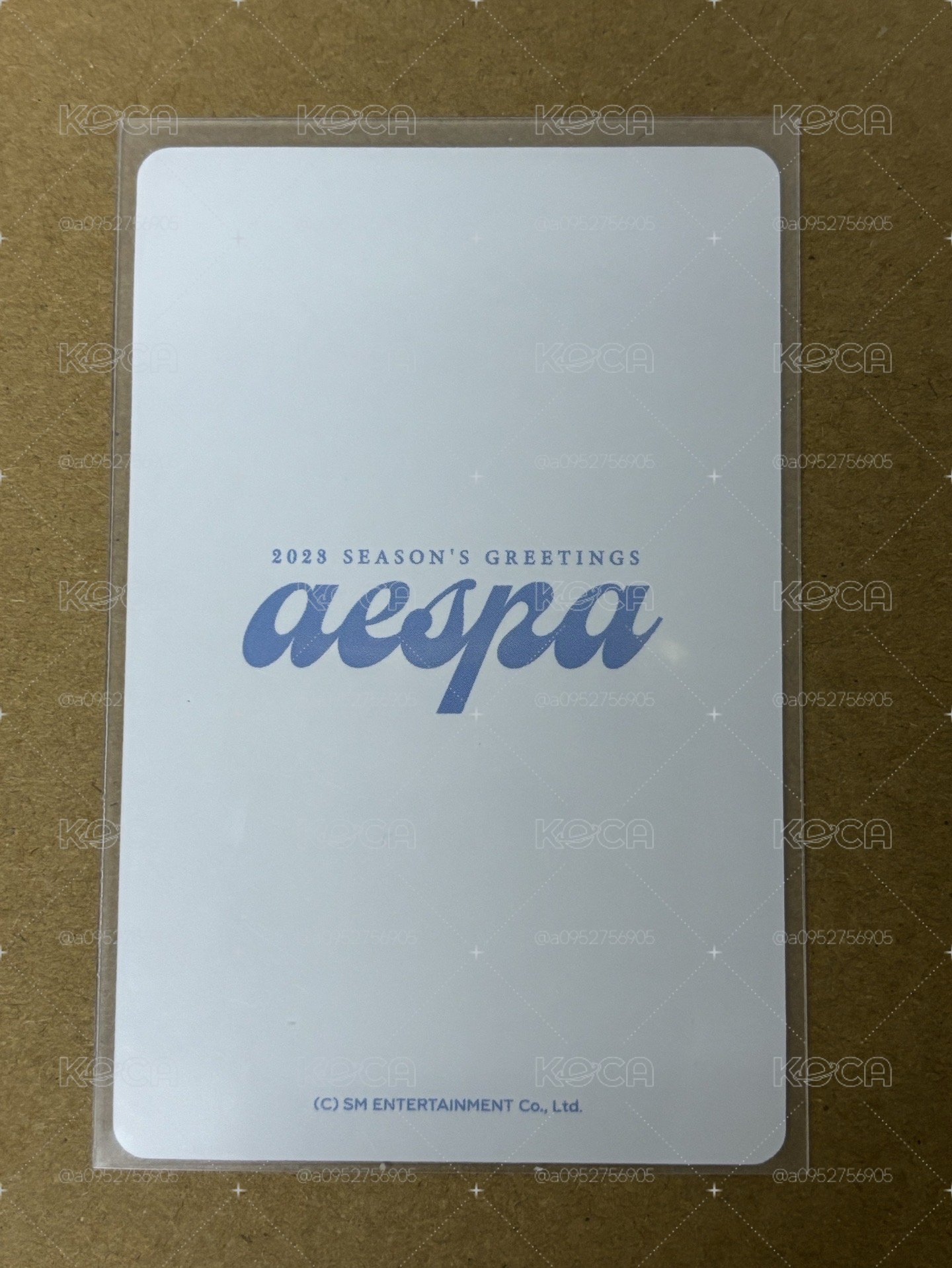 aespa NingNing 寧寧 2023年曆 年曆卡 固配寧