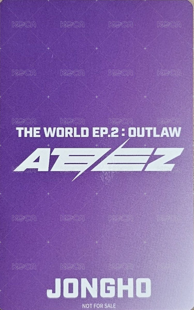 OUTLAW 環球 特典卡  背面