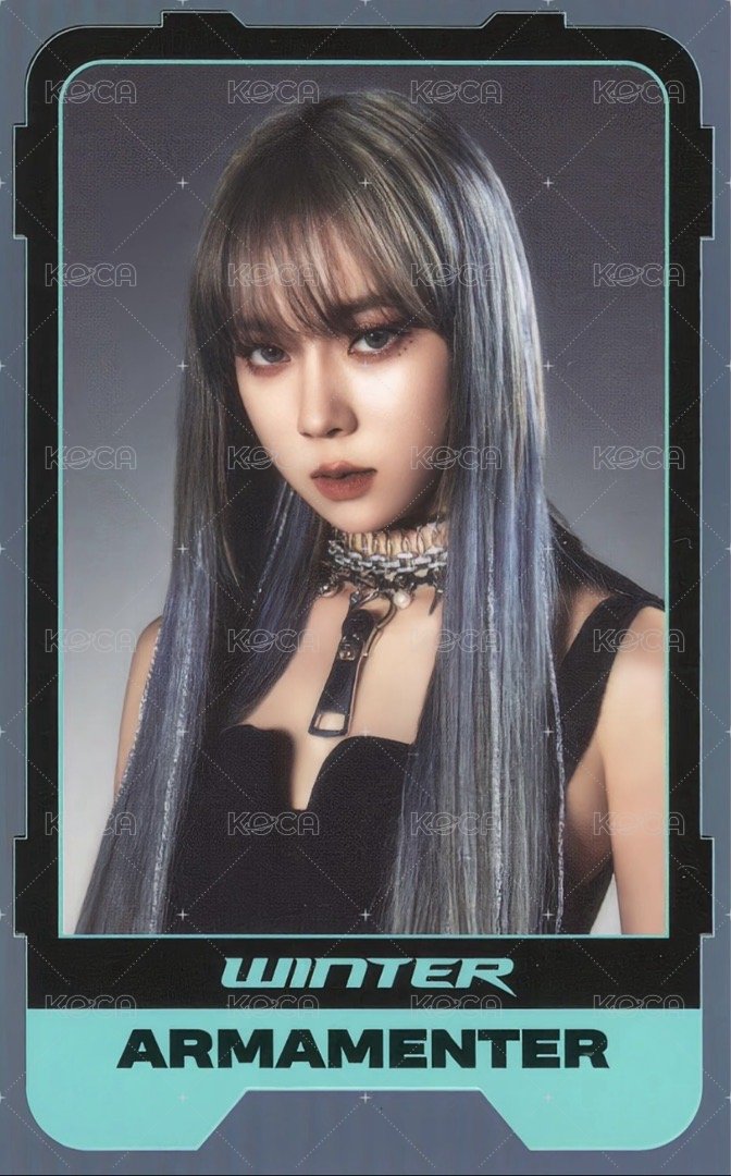 Girls 專輯卡 K版角色冬 正面