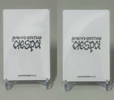 台曆固配+sm特典寧（共三張）