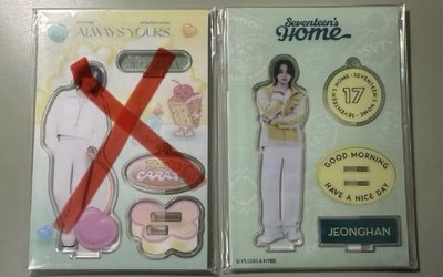 SEVENTEEN 日專 ALWAYS YOURS 淨漢 JEONGHAN 特典 LUCKY DRAW LD 小卡 立牌