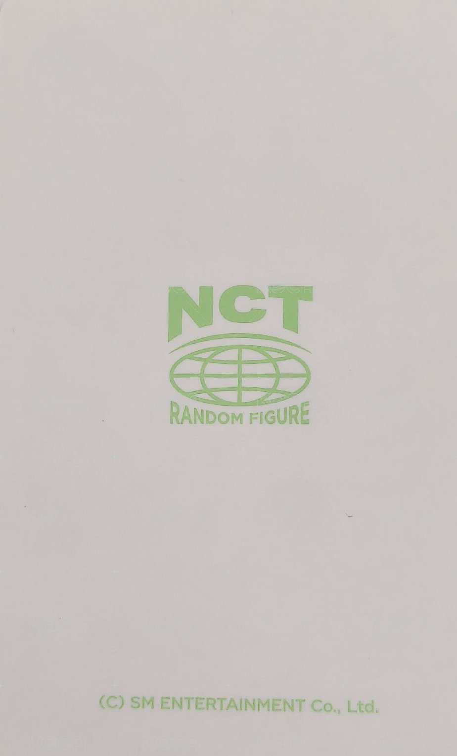 NCT CCOMAZ  周邊卡 公仔 盲盒 背面