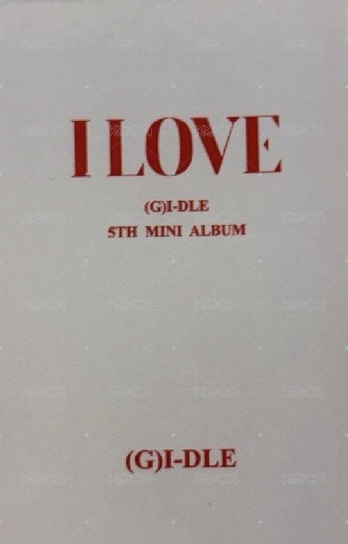 I LOVE tou 特典卡 1.0-刷 背面