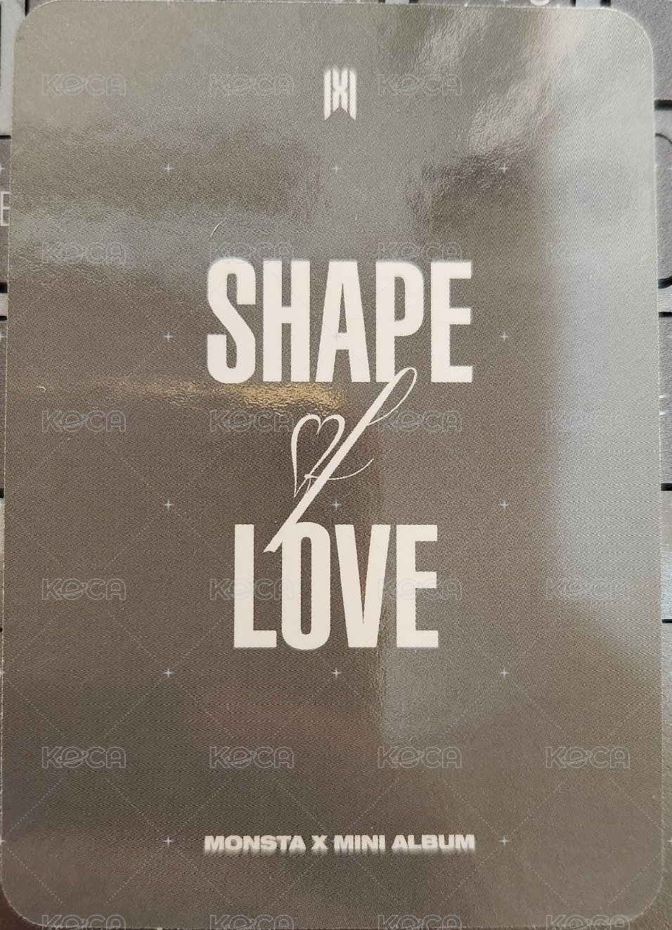 love 專輯卡 雙人卡 背面