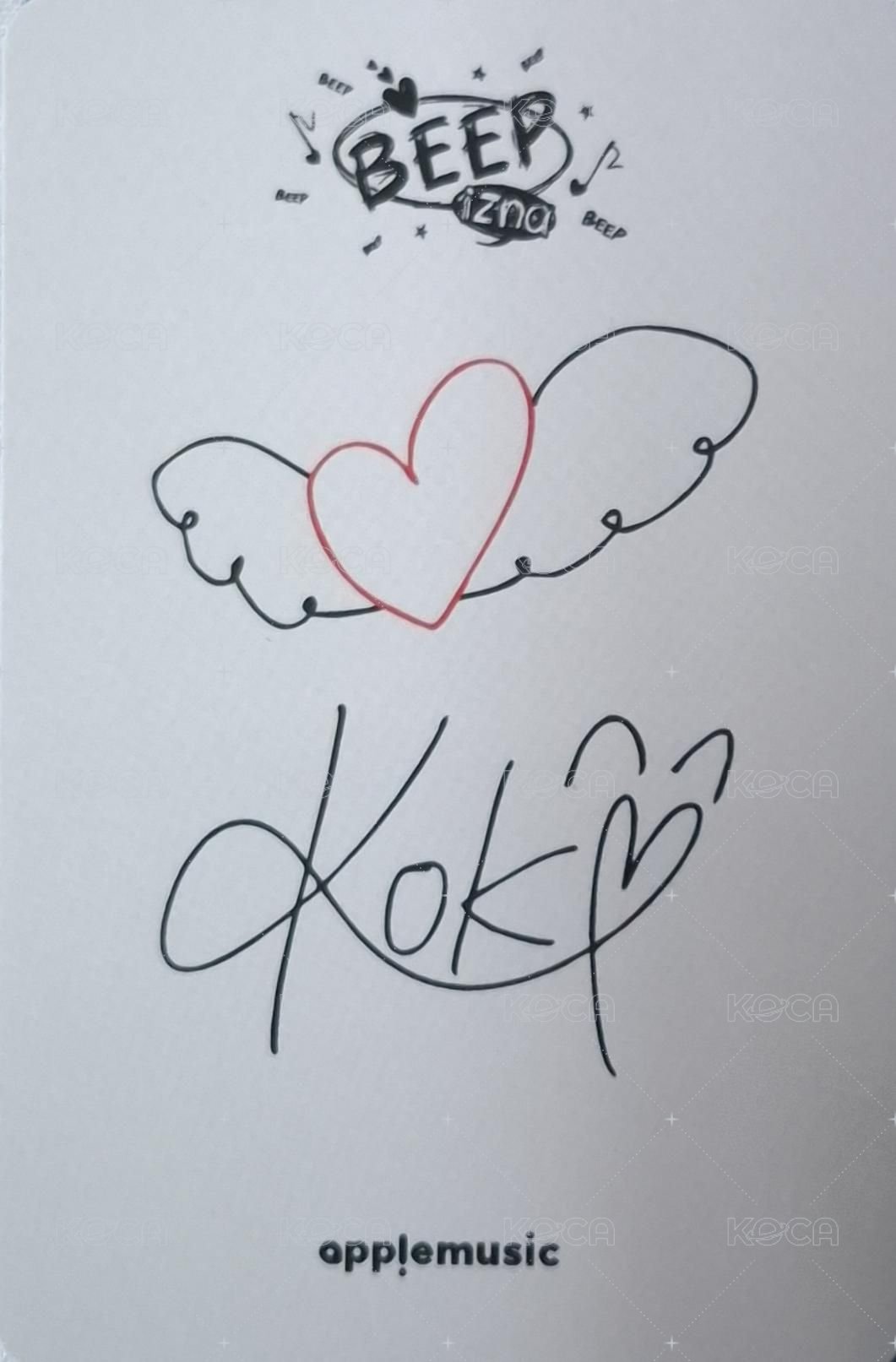 BEEP am 特典卡  背面