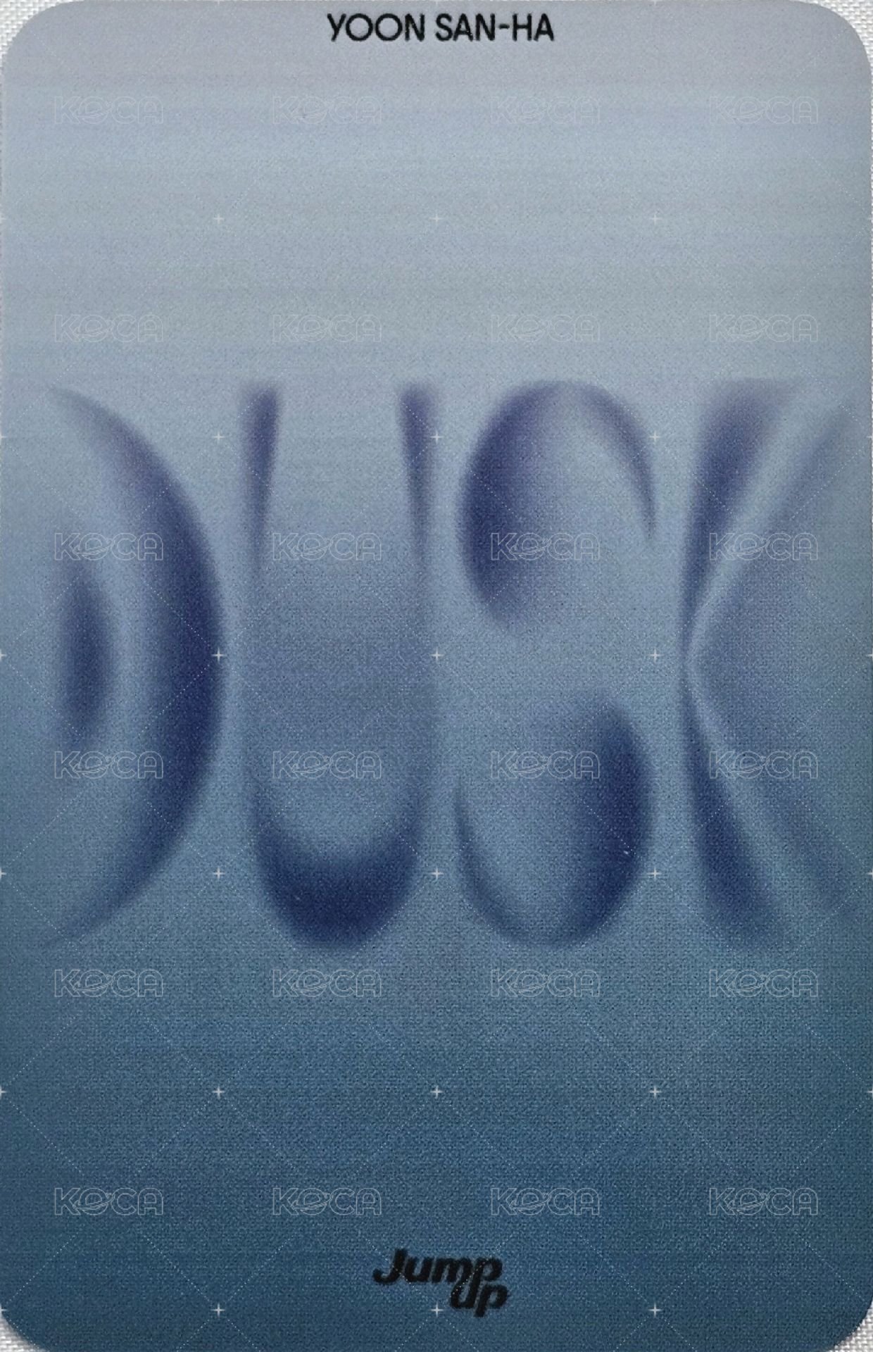 DUSK ju 特典卡  背面