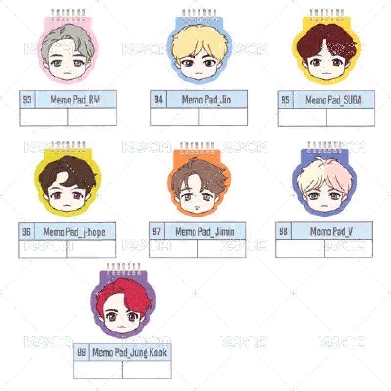 House of BTS 周邊 便條紙