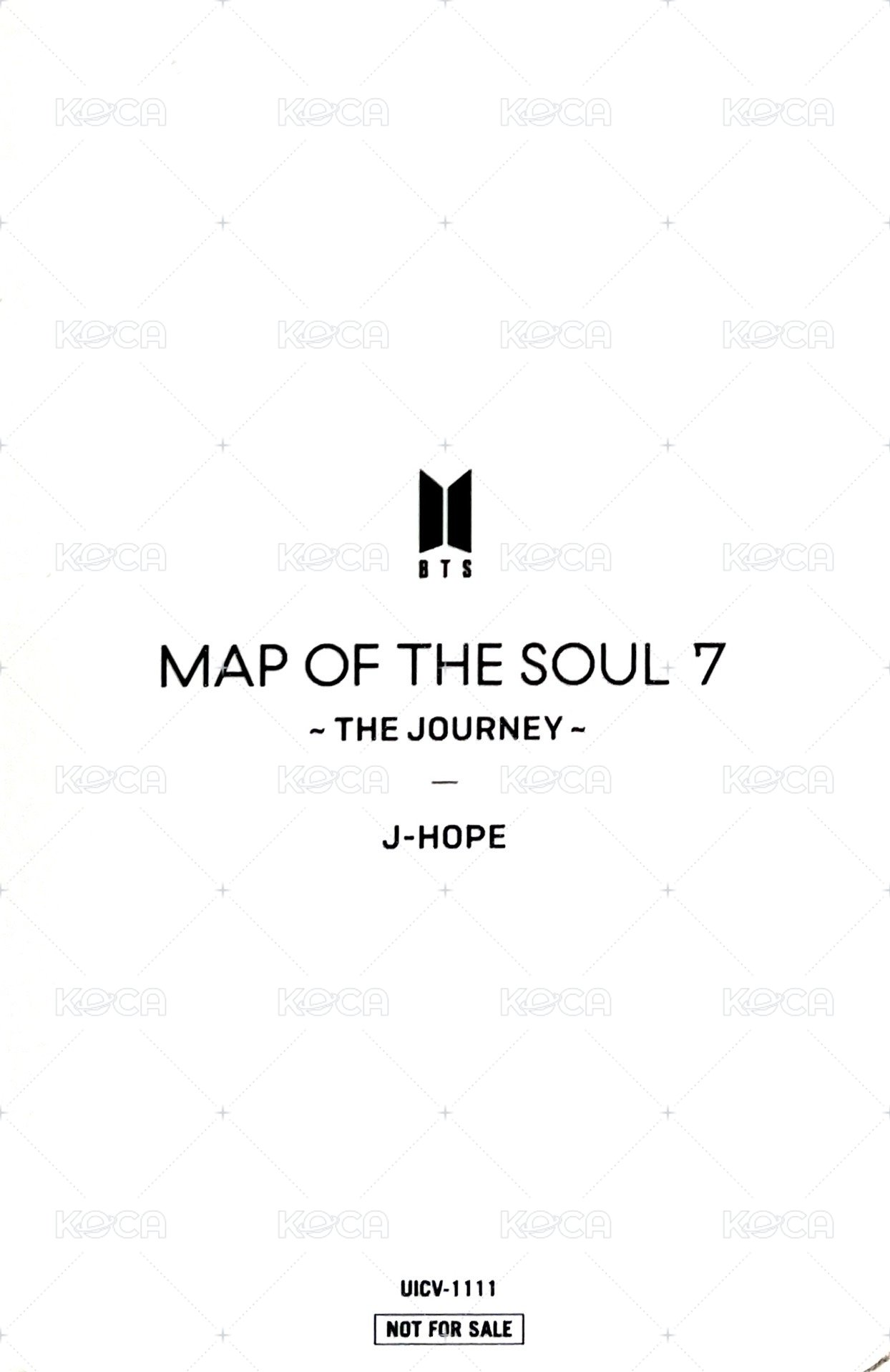 MOTS7日專 專輯卡 通常盤 背面