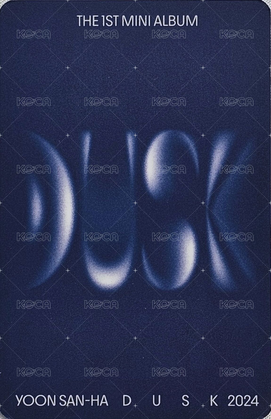 DUSK hmv 特典卡  背面