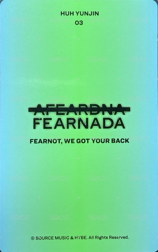 24‘fm 隨機卡  背面