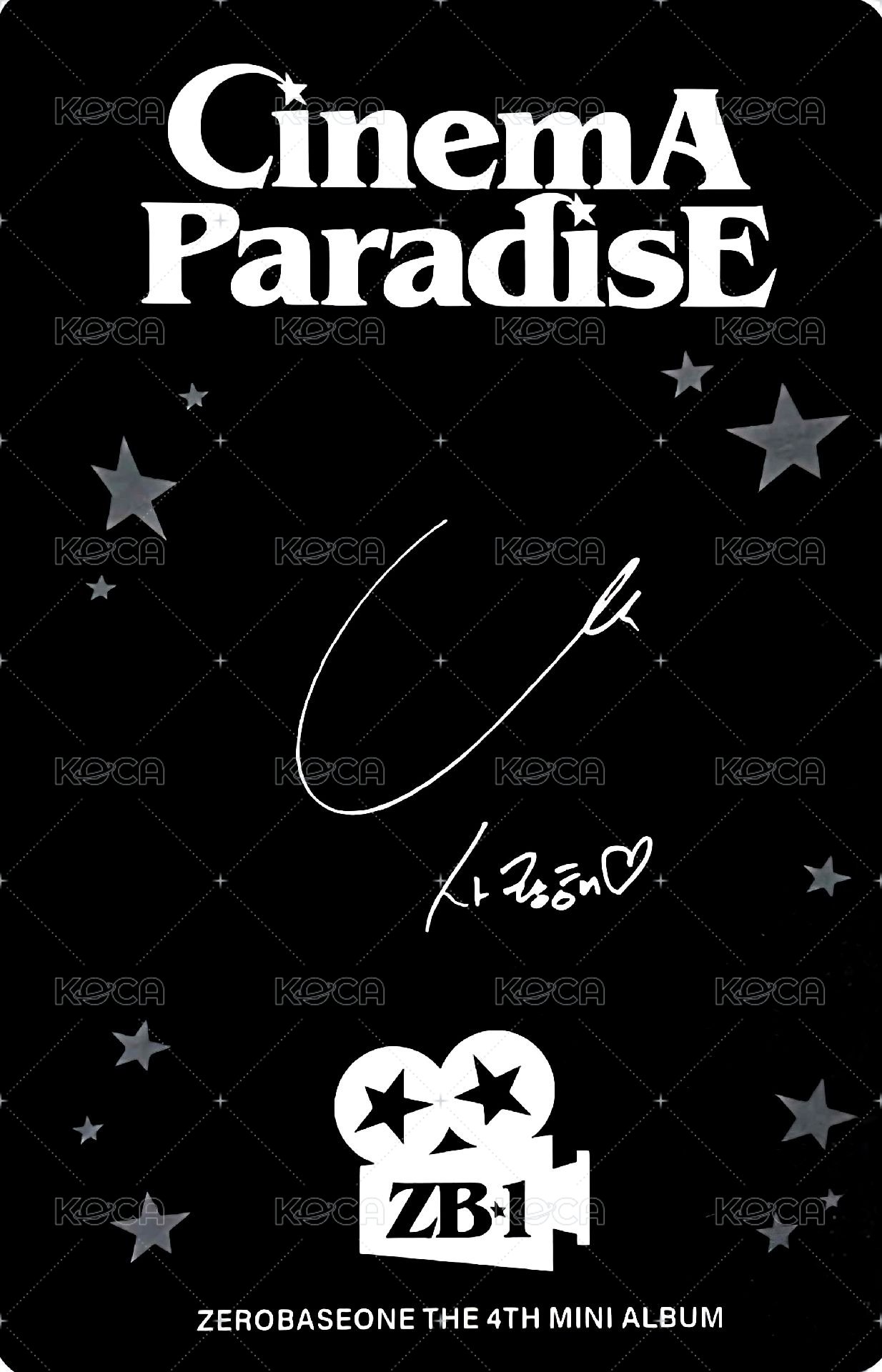 迷四 專輯卡 ZEROSE ver. 背面