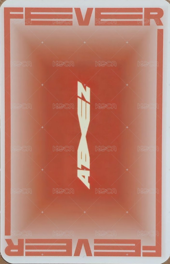 Fever pt.3 dmm 簽售卡  背面