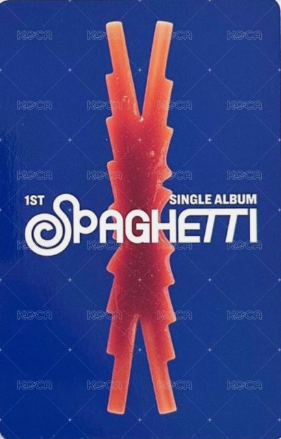 SPAGHETTI 日咖 PB預售 特典卡  背面
