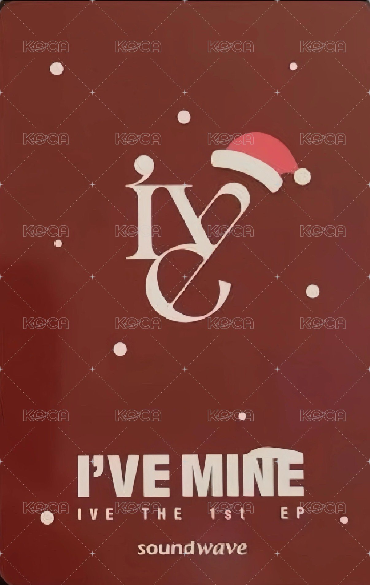 I'VE MINE sw 11.0 簽售卡 聖誕末簽 背面