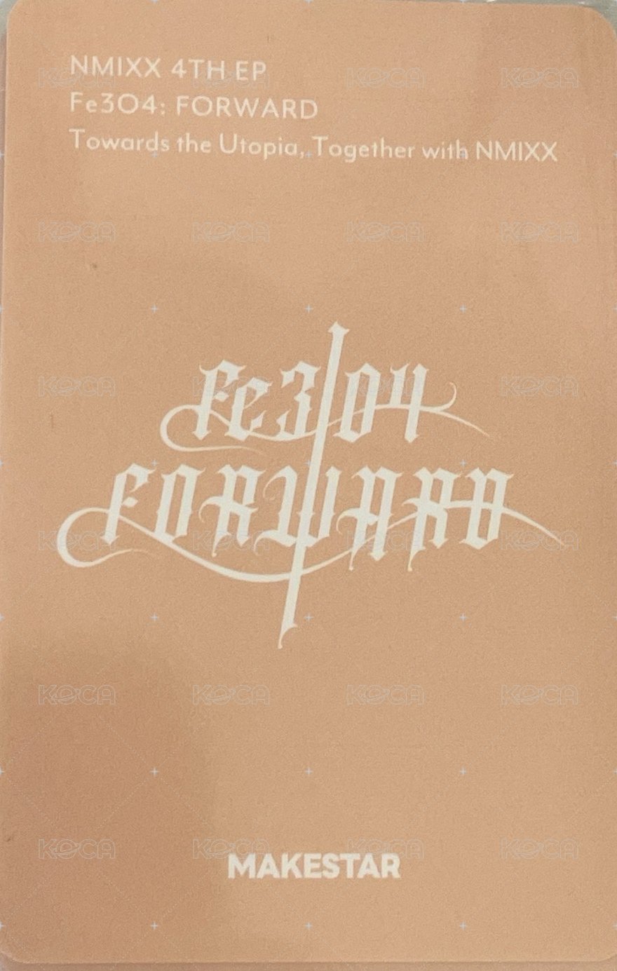 FORWARD ms 21.0 簽售卡 探頭 背面