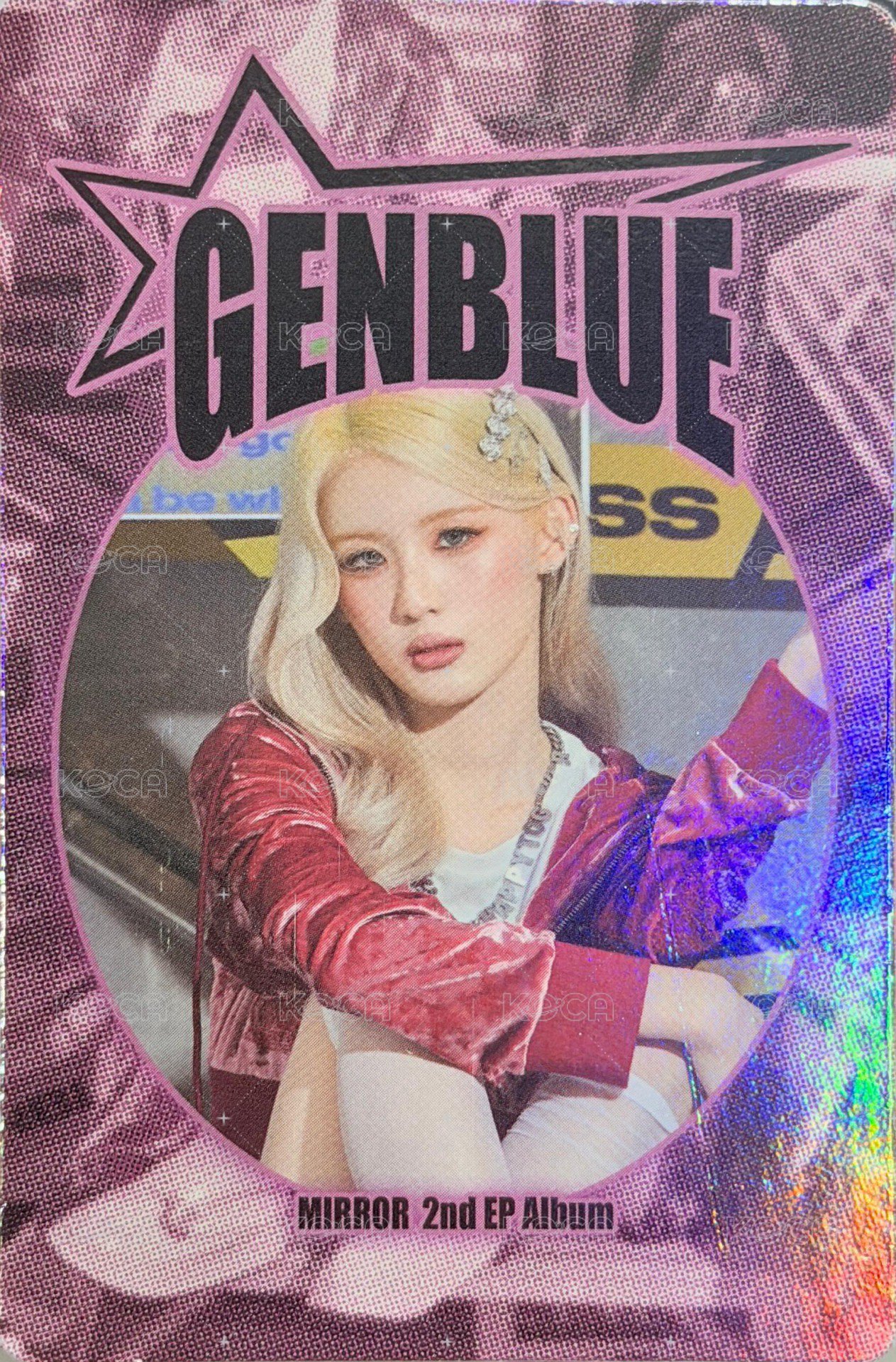 2nd EP Album - MIRROR 專輯卡 ID CARD 正面