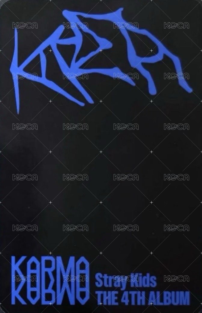 KARMA 專輯卡 Karma ver. 背面