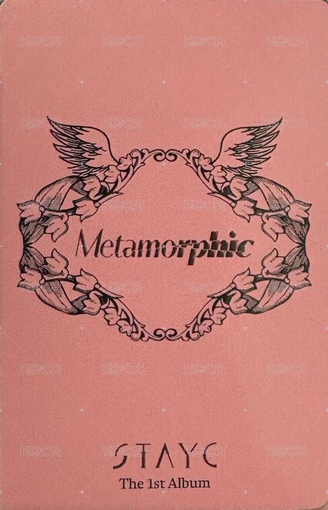 正規一 專輯卡 cheeky ver. 背面