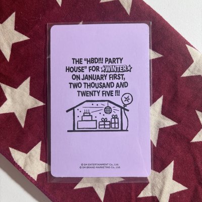 2025生日 生日卡 冬 ⋆.˚⊹⁺