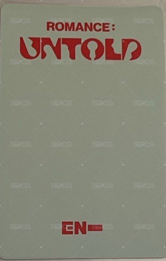 正二 yzy 預售3.0熊貓 特典卡  背面