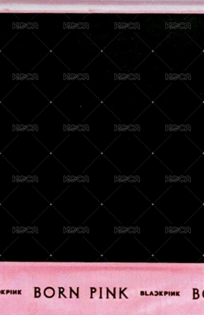 BORN PINK 專輯卡 Pink ver.Pola A ver. 背面