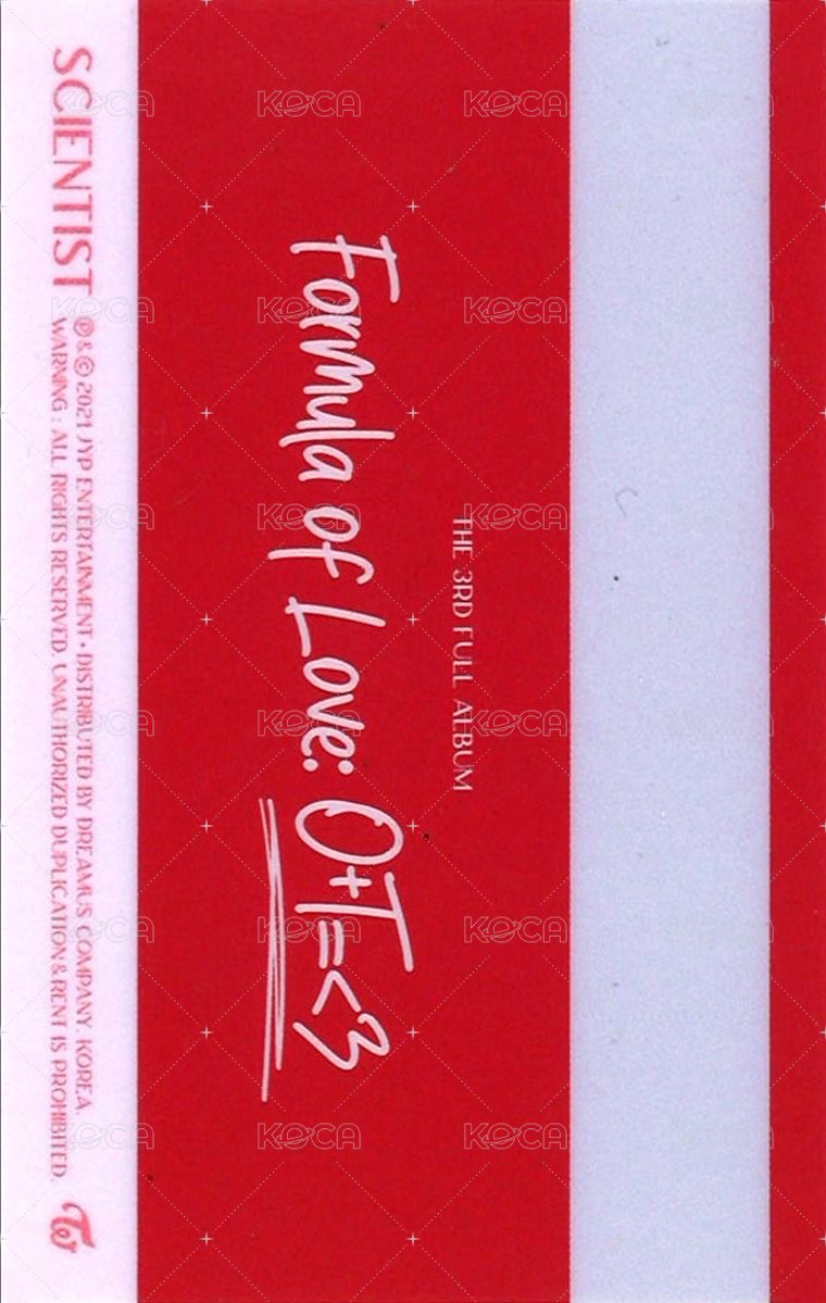 正規三 專輯卡  背面