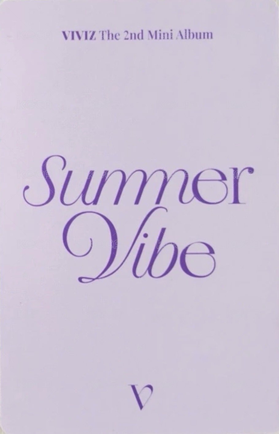 迷二 專輯卡 JC 背面