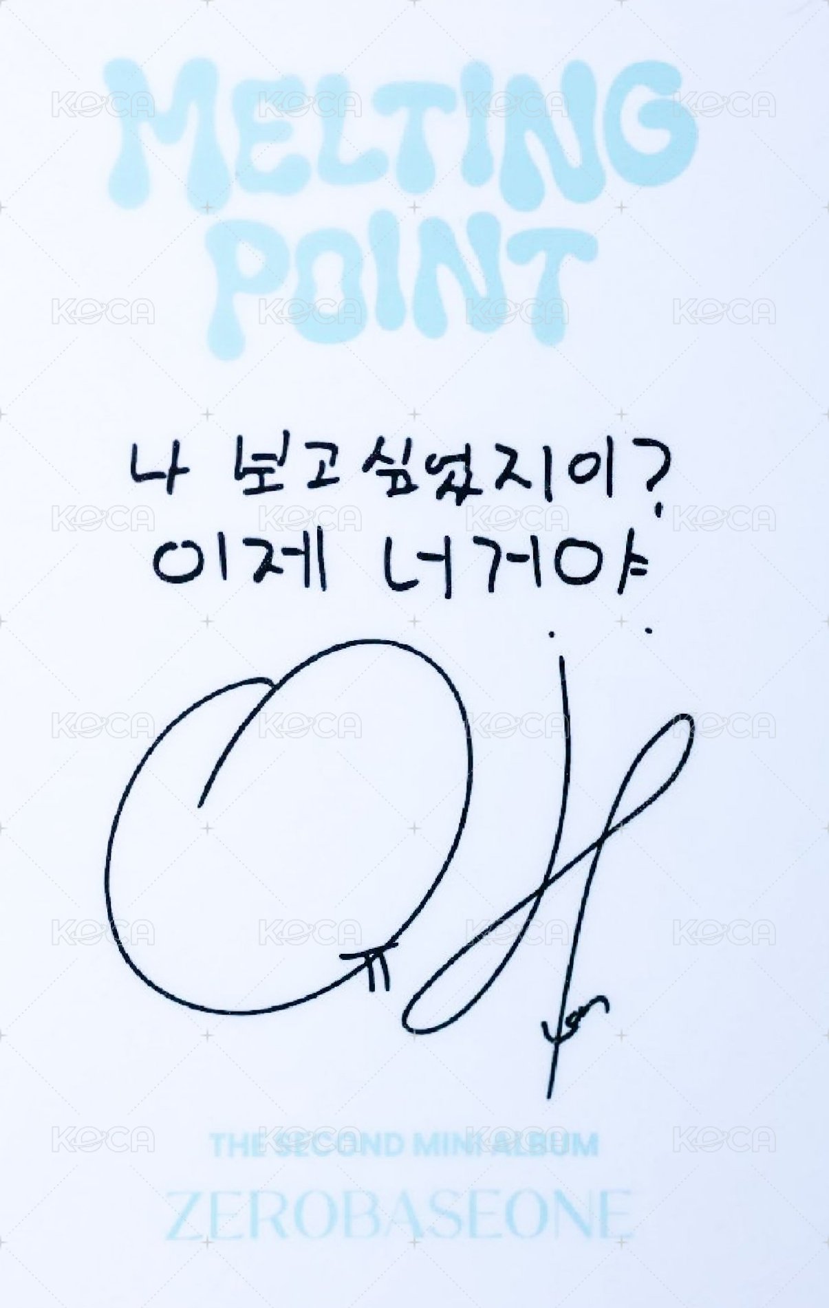 迷二 專輯卡 MYSTERY ver. 背面