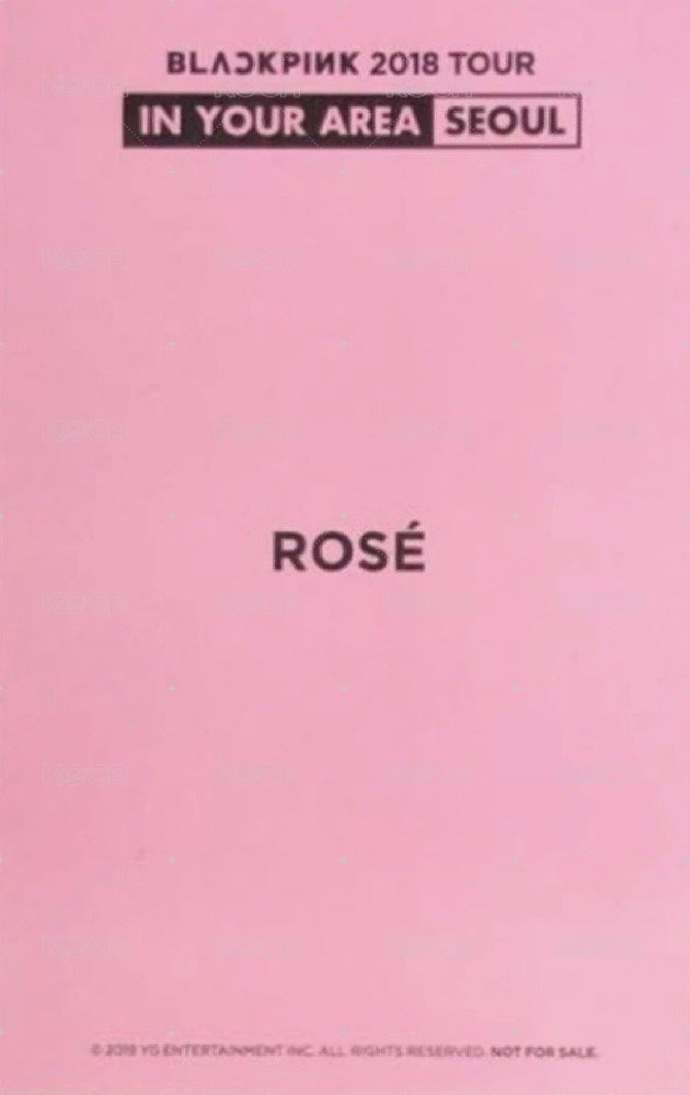 1巡 首爾粉版 演唱會 DVD / CD 卡  背面