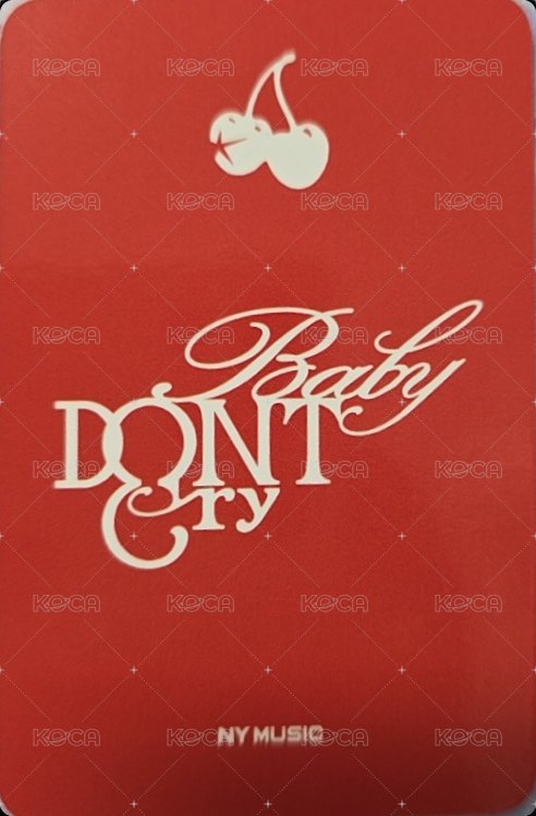 F Girl ny 線下 簽售卡 紅色披風ver.  背面