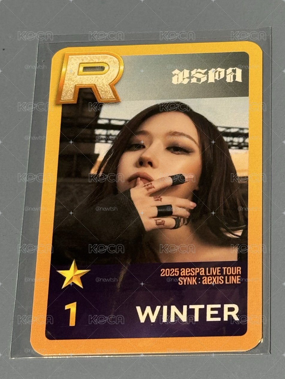 aespa 首爾任務卡 superstar winter