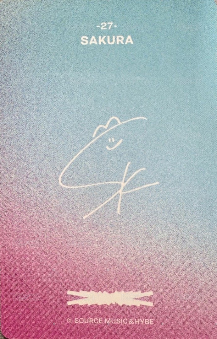 25‘巡迴 JP 隨機卡 27 背面