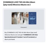 Play Hard Comeback Live 直播卡 電子專版