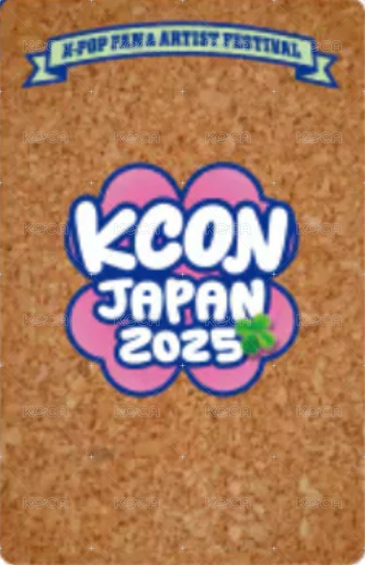 2025 KCON JP 周邊卡 相框卡 4 背面