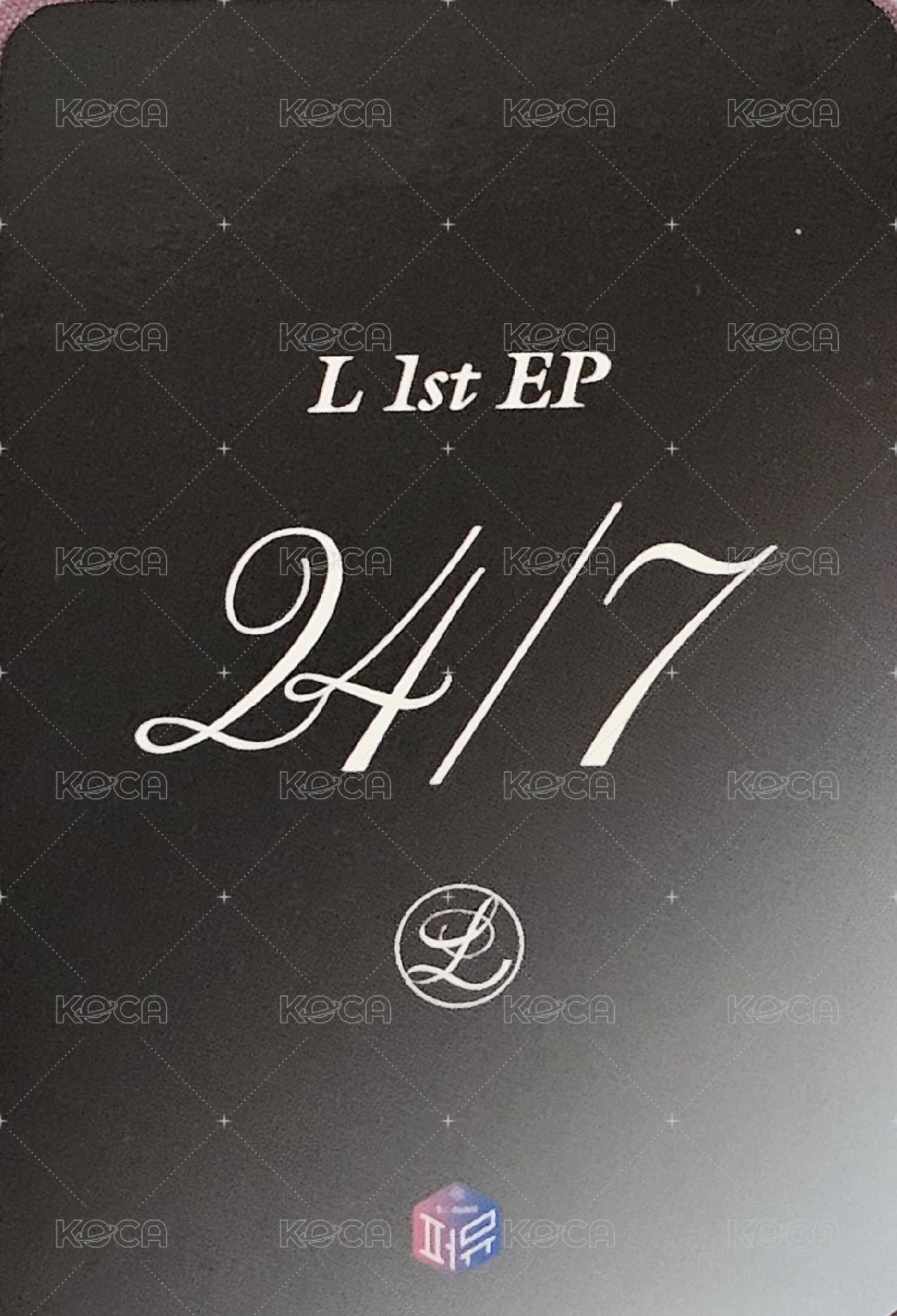 24/7 1stmusic 線下 2.0 簽售卡  背面