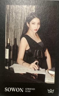 正三 專輯卡  GFriend 回:Walpurgis Night 黑框小卡 Sowon