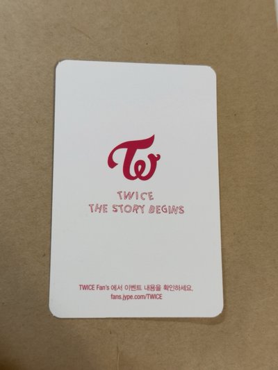 TWICE出道專卡