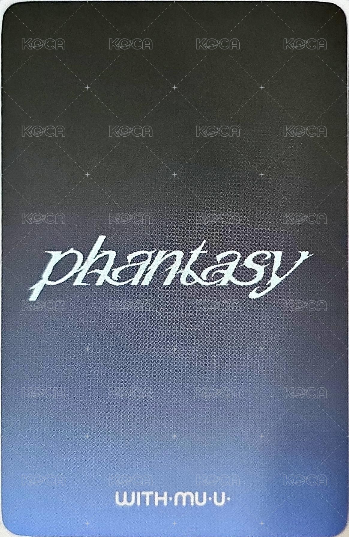 PHANTASY Pt.2 Sixth Sense wm 2.0 簽售卡 大V手ver. 背面