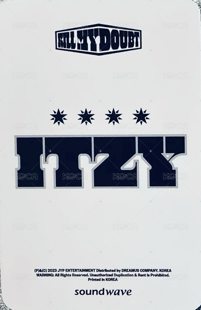 KILL MY DOUBT sw 23.0 幸運卡 OK繃 背面