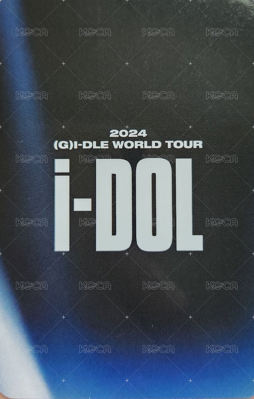 24’演唱會 iDOL 隨機卡 橘髮比心娟 背面