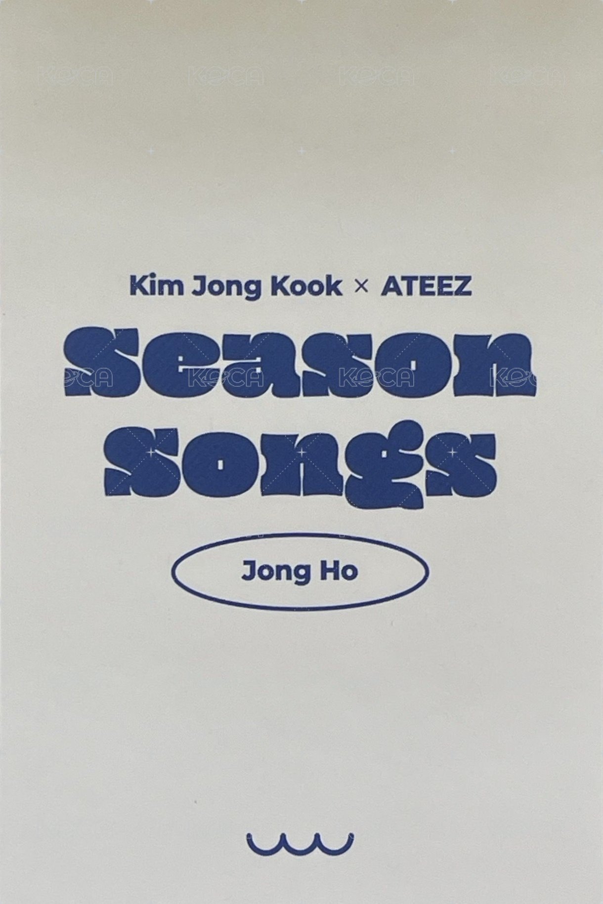Season Songs 專輯卡  背面