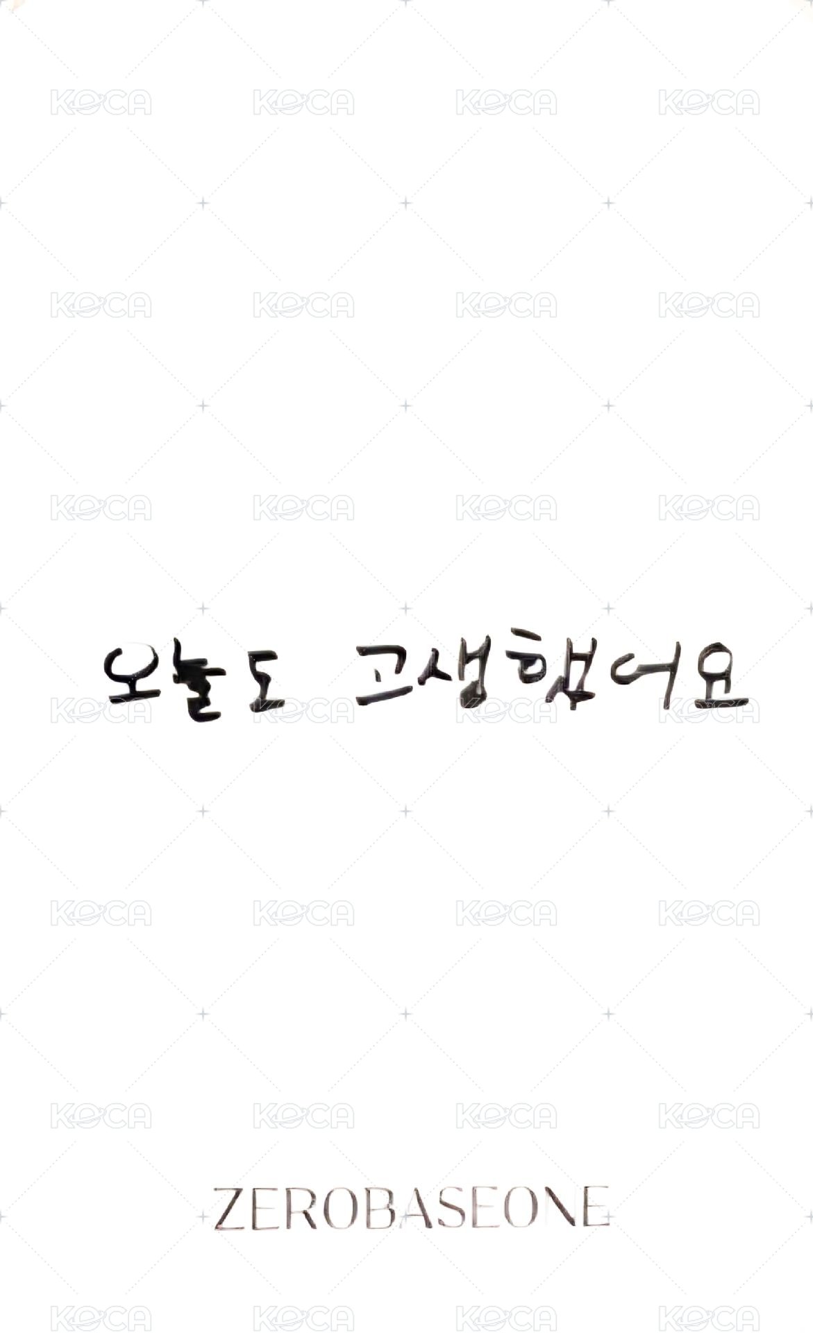 24'偶運會 入場卡 / 場限卡  背面