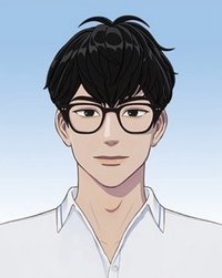 ANIPLUS 周邊卡 六夏證件照 眼鏡